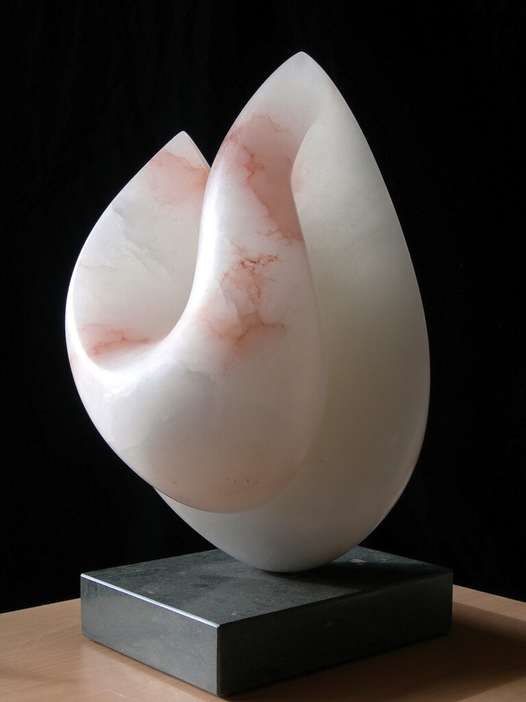 Sculpture alabaster, contemporary art