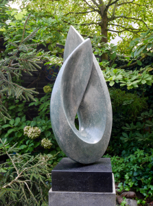 Sculpture in natural stone by Jan van der Laan