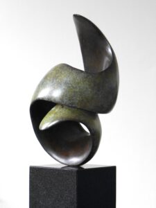 Sculpture in bronze by Jan van der Laan