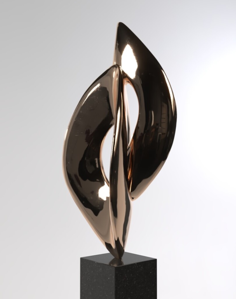 bronze sculpture by Jan van der Laan
